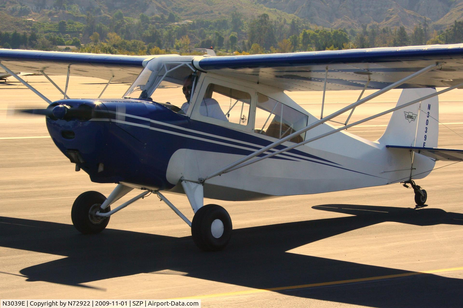 N3039E, 1946 Aeronca 7AC Champion C/N 7AC-6625, 1st Sunday Nov.