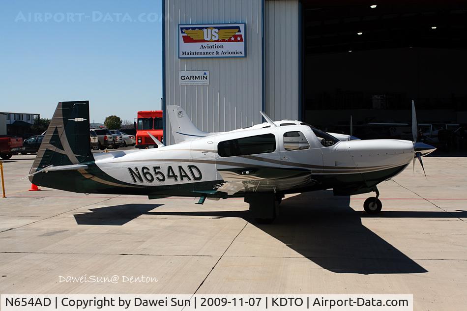 N654AD, 2007 Mooney M20TN Acclaim C/N 31-0030, denton