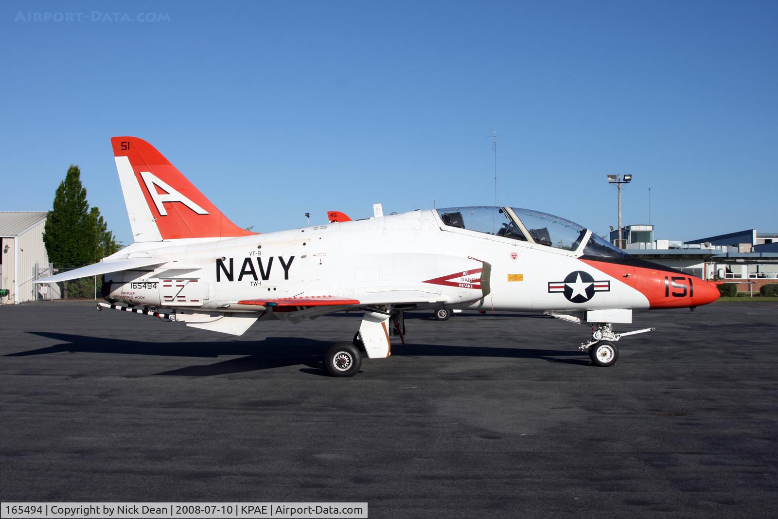 165494, 2001 Boeing T-45C Goshawk C/N C051, KPAE