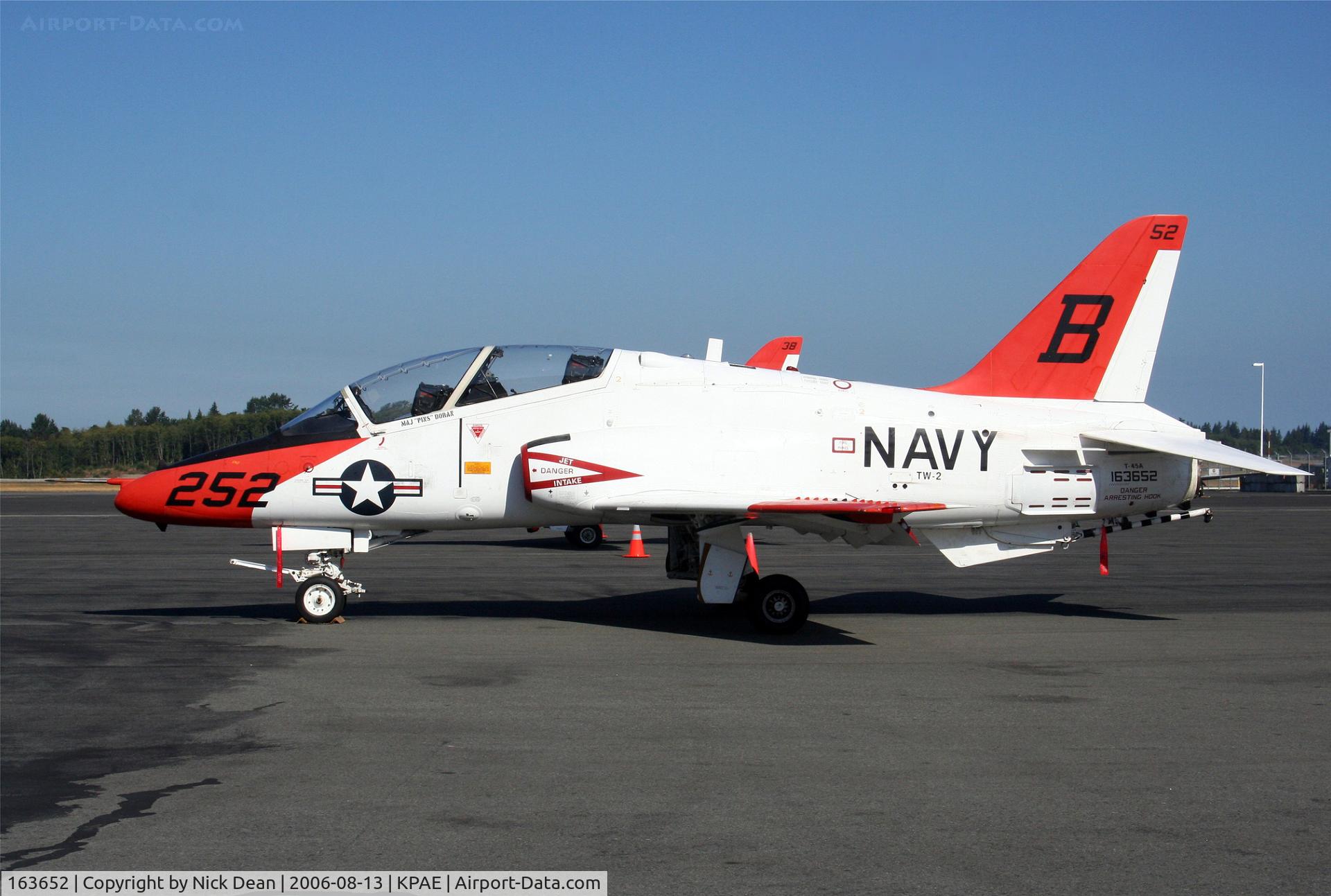 163652, McDonnell Douglas T-45A Goshawk C/N A054, KPAE