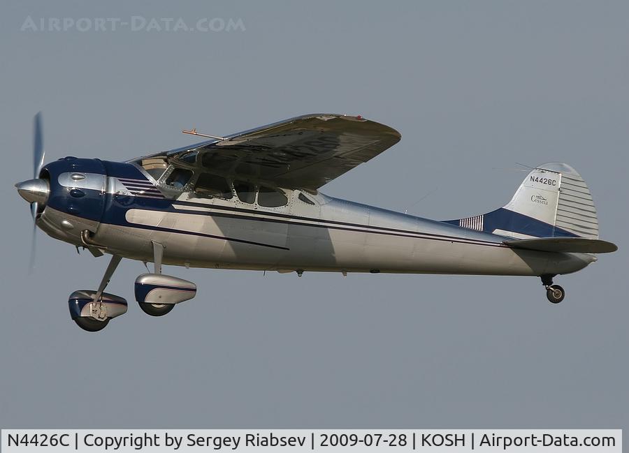 N4426C, 1953 Cessna 195 C/N 16011, EAA AirVenture 2009