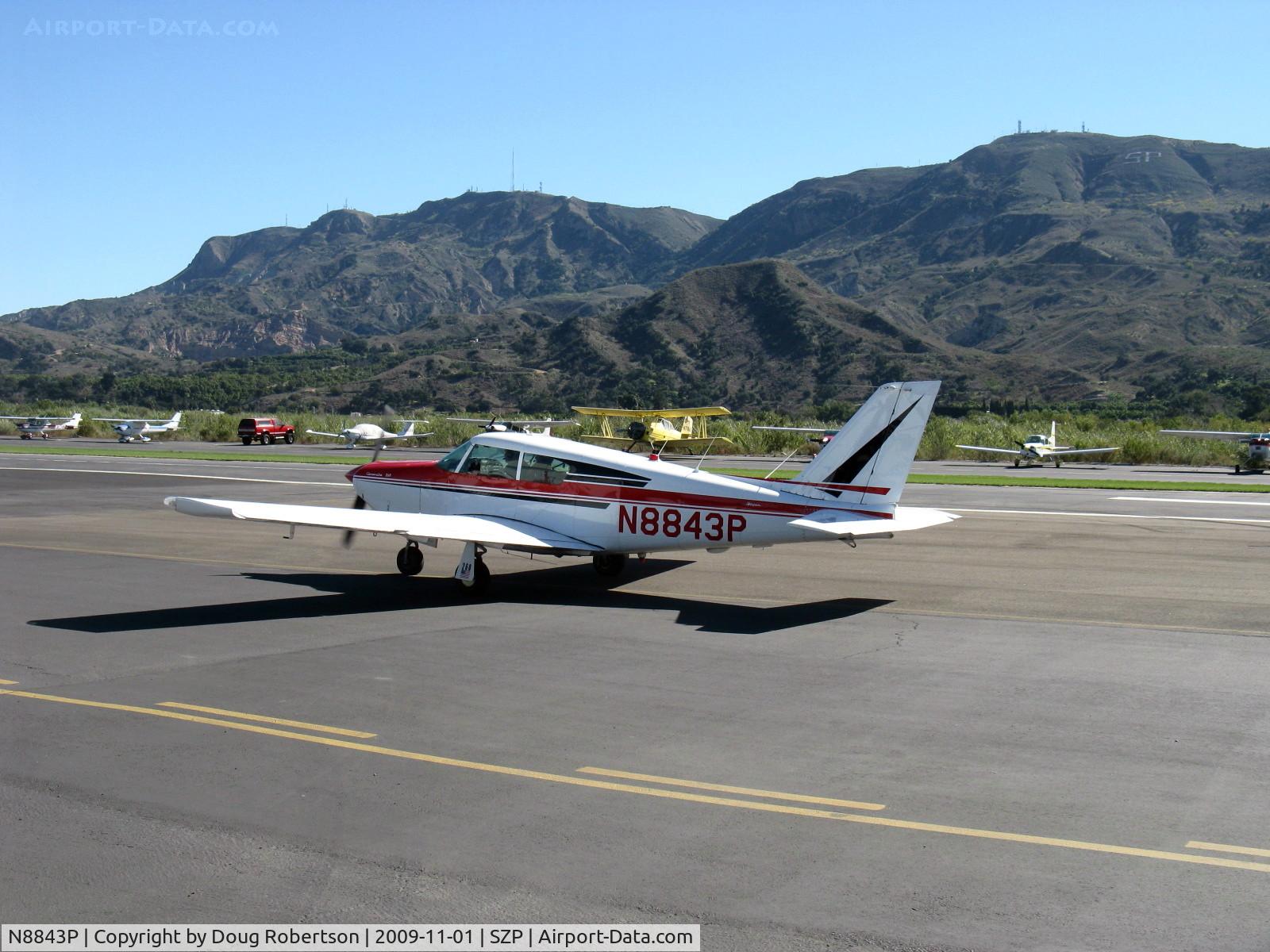 N8843P, 1965 Piper PA-24-260 Comanche C/N 24-4298, 1965 Piper PA-24-260 COMANCHE, Lycoming TIO-540 260 Hp, turbo mod, taxi