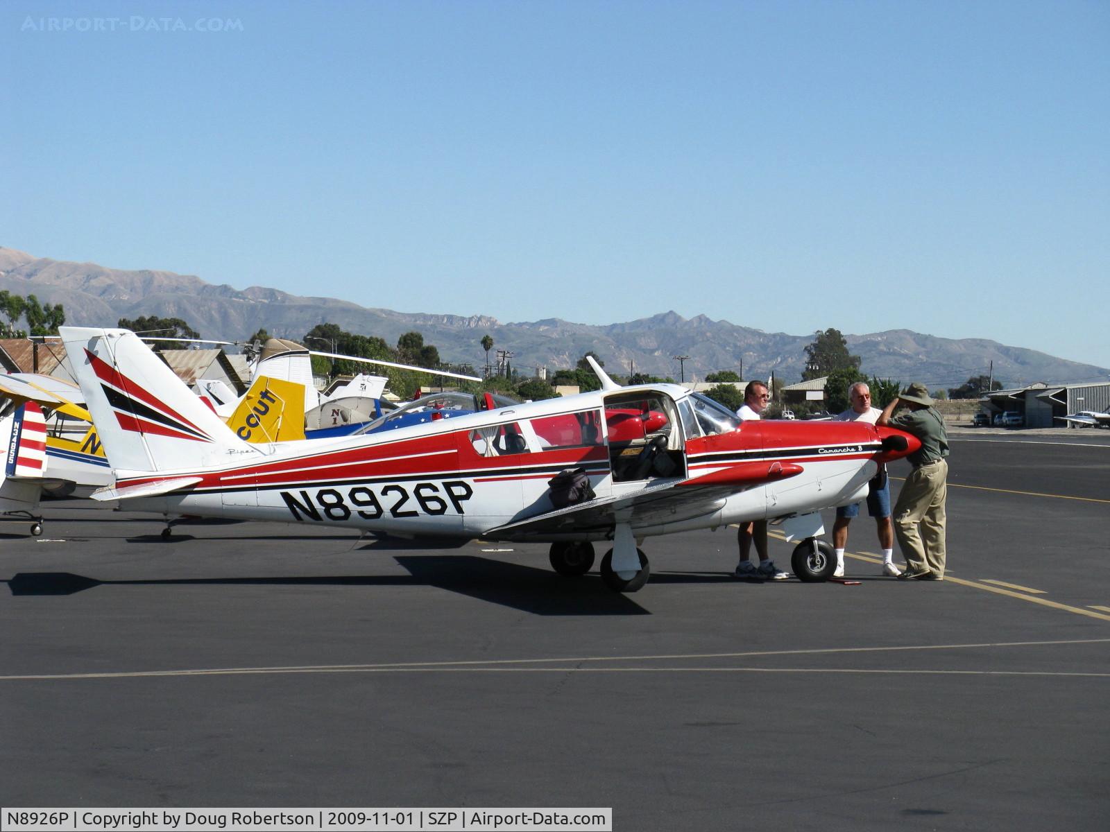 N8926P, Piper PA-24-260 Comanche C/N 24-4382, 1966 Piper PA-24-260B COMANCHE, Lycoming IO-540-D4A5 260 Hp