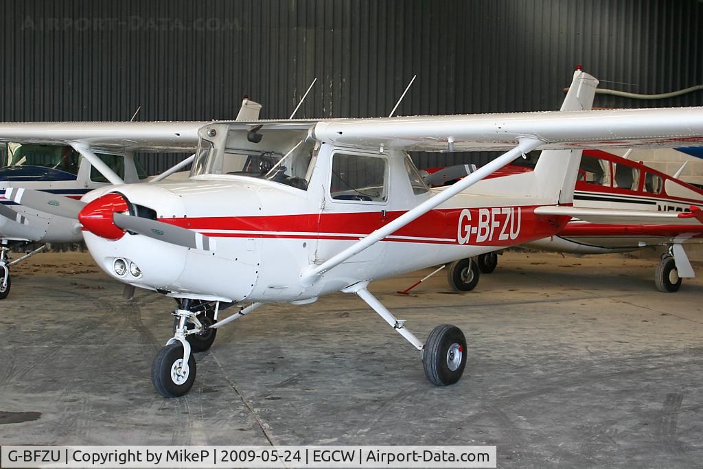 G-BFZU, 1979 Reims Cessna FA152 C/N 0355, Locally based Cessna.