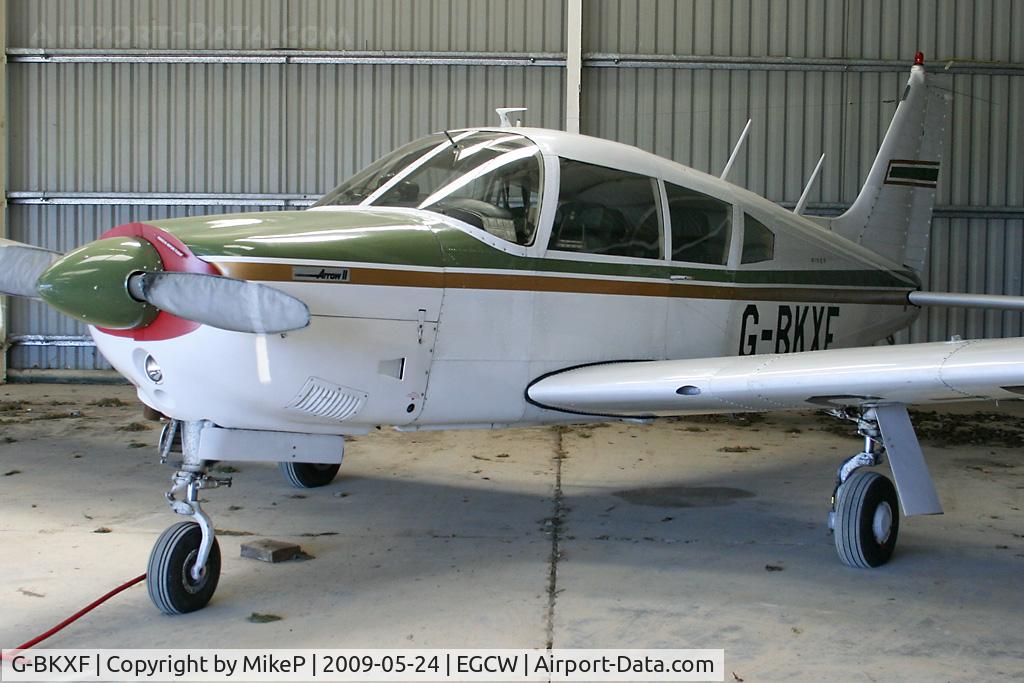 G-BKXF, 1973 Piper PA-28R-200 Cherokee Arrow C/N 28R-7335351, Locally based Piper.