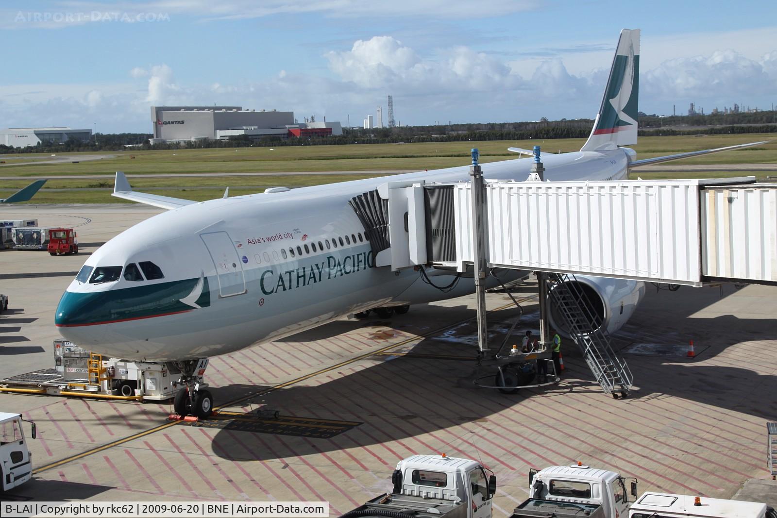 B-LAI, 2008 Airbus A330-342 C/N 959, Cathay Pacific flight BNE-HKG