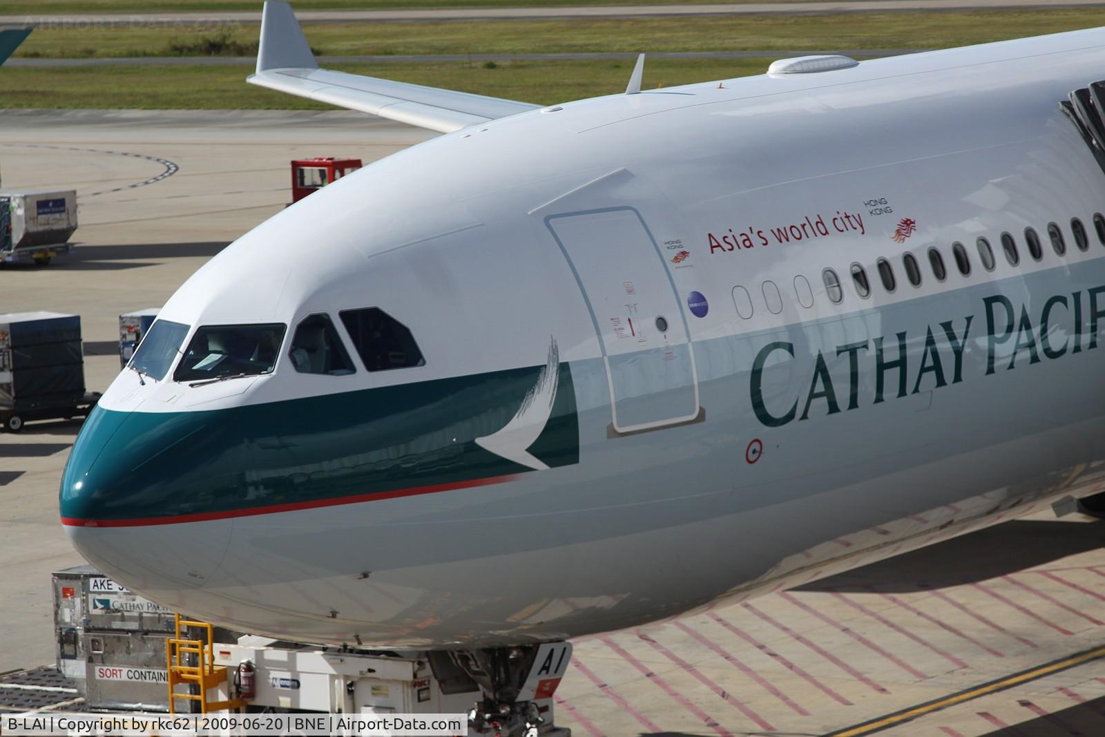 B-LAI, 2008 Airbus A330-342 C/N 959, Cathay Pacific Airbus - Nose detail