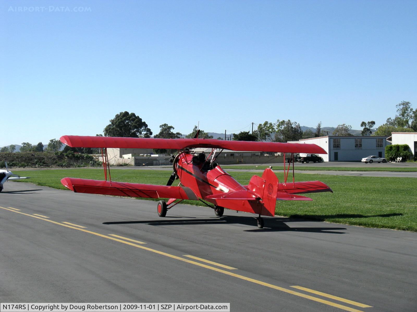 N174RS, 1936 Fleet 7B C/N 62, 1937 Fleet 7B, Kinner 5B 125 hp 5 cylinder radial engine, taxi