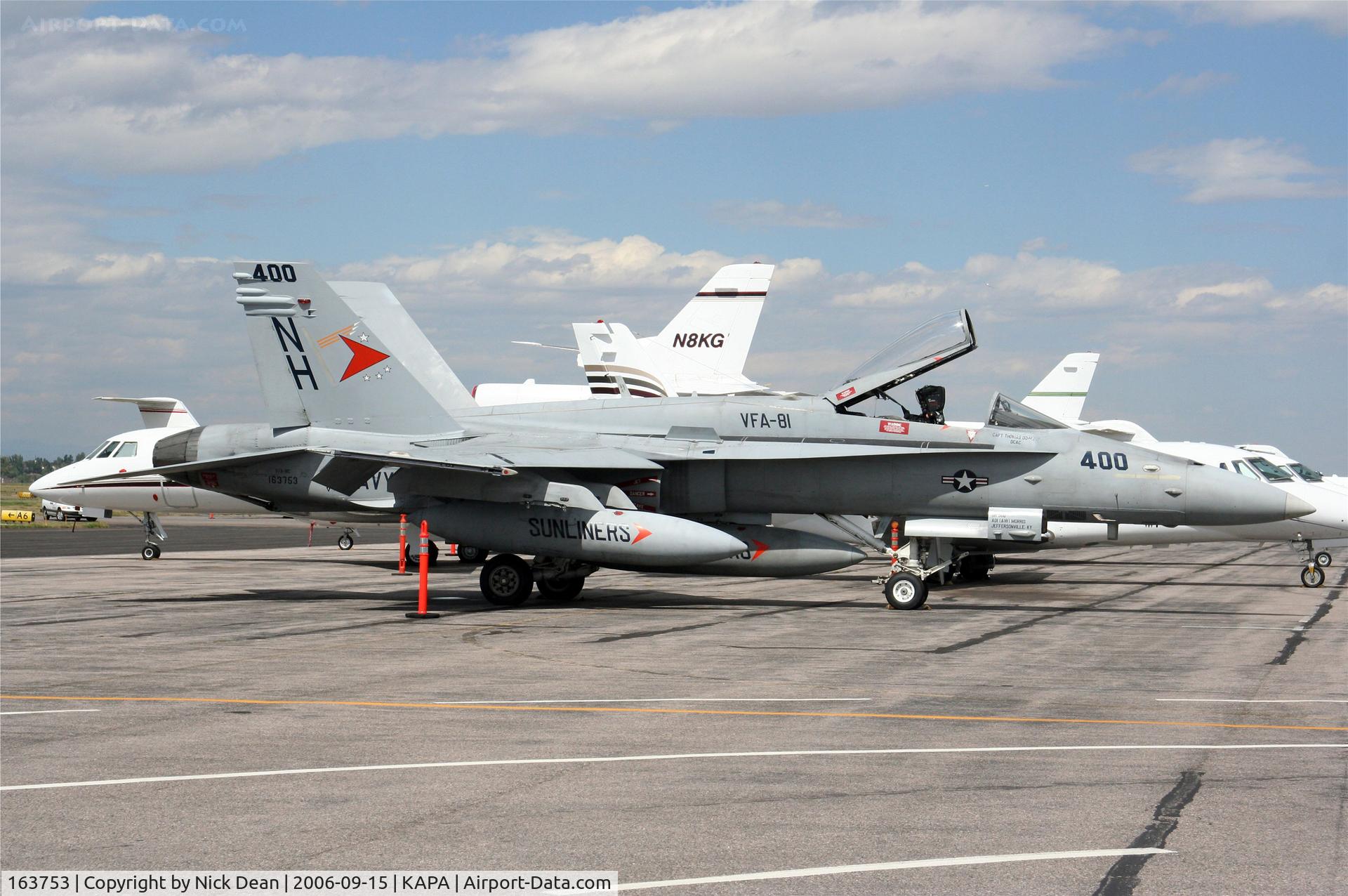 163753, 1989 McDonnell Douglas F/A-18C Hornet C/N 0828, KAPA
