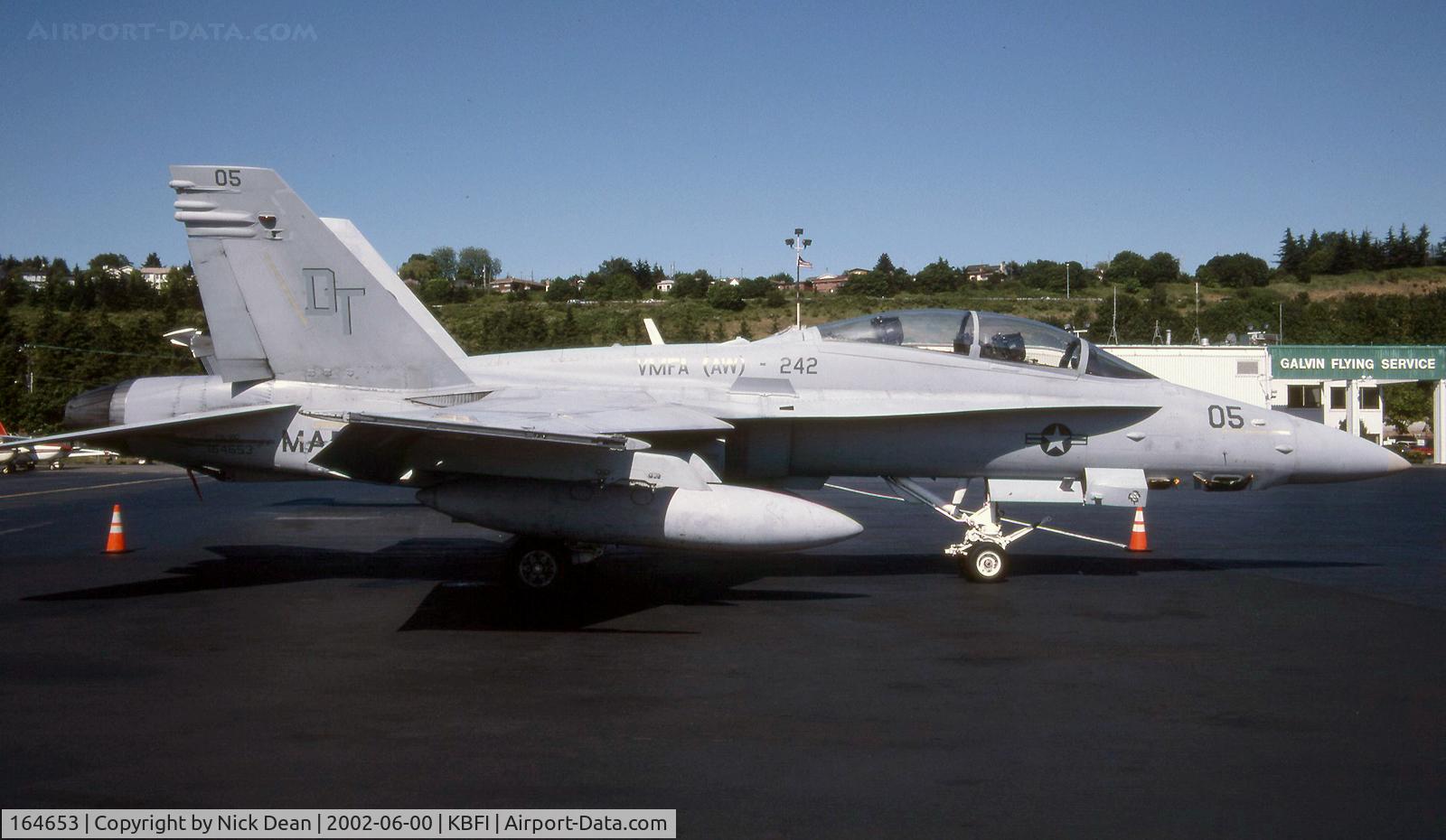 164653, 1992 McDonnell Douglas F/A-18D Hornet C/N 1080, KBFI