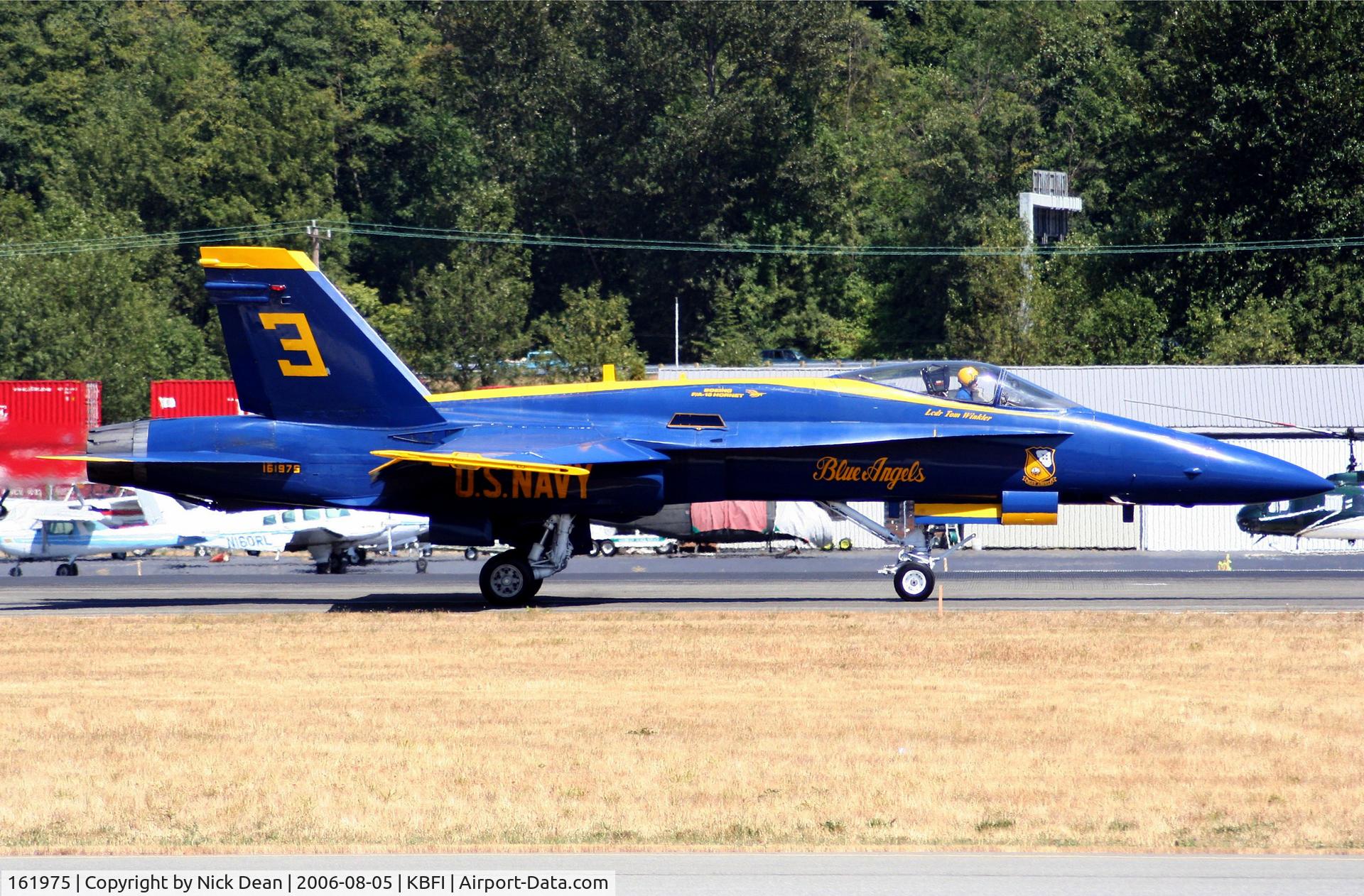 161975, McDonnell Douglas F/A-18A Hornet C/N 0194, KBFI WFU Struck Off Charge