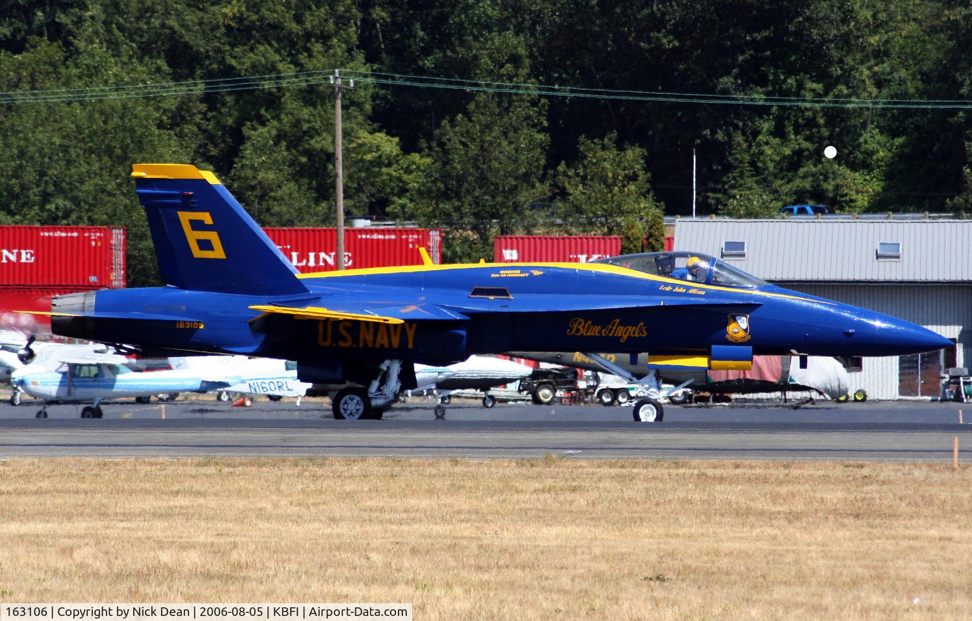 163106, McDonnell Douglas F/A-18A Hornet C/N 0495, KBFI