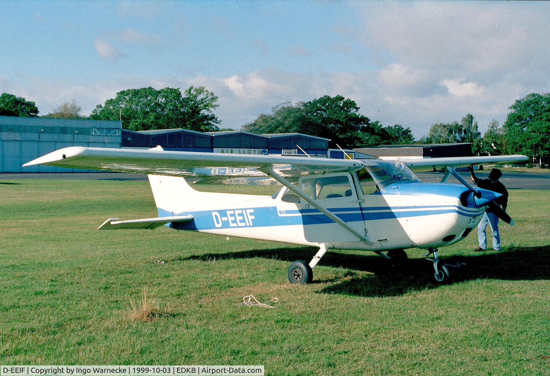 D-EEIF, Reims F172M Skyhawk C/N 1375, Cessna (Reims) F172M Skyhawk at Bonn-Hangelar airfield