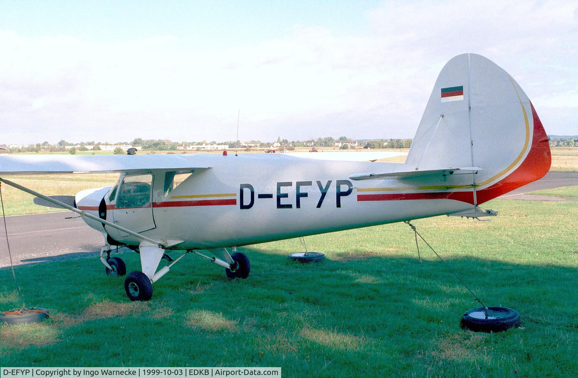 D-EFYP, Putzer Elster C C/N 002, Pützer Elster C at Bonn-Hangelar airfield