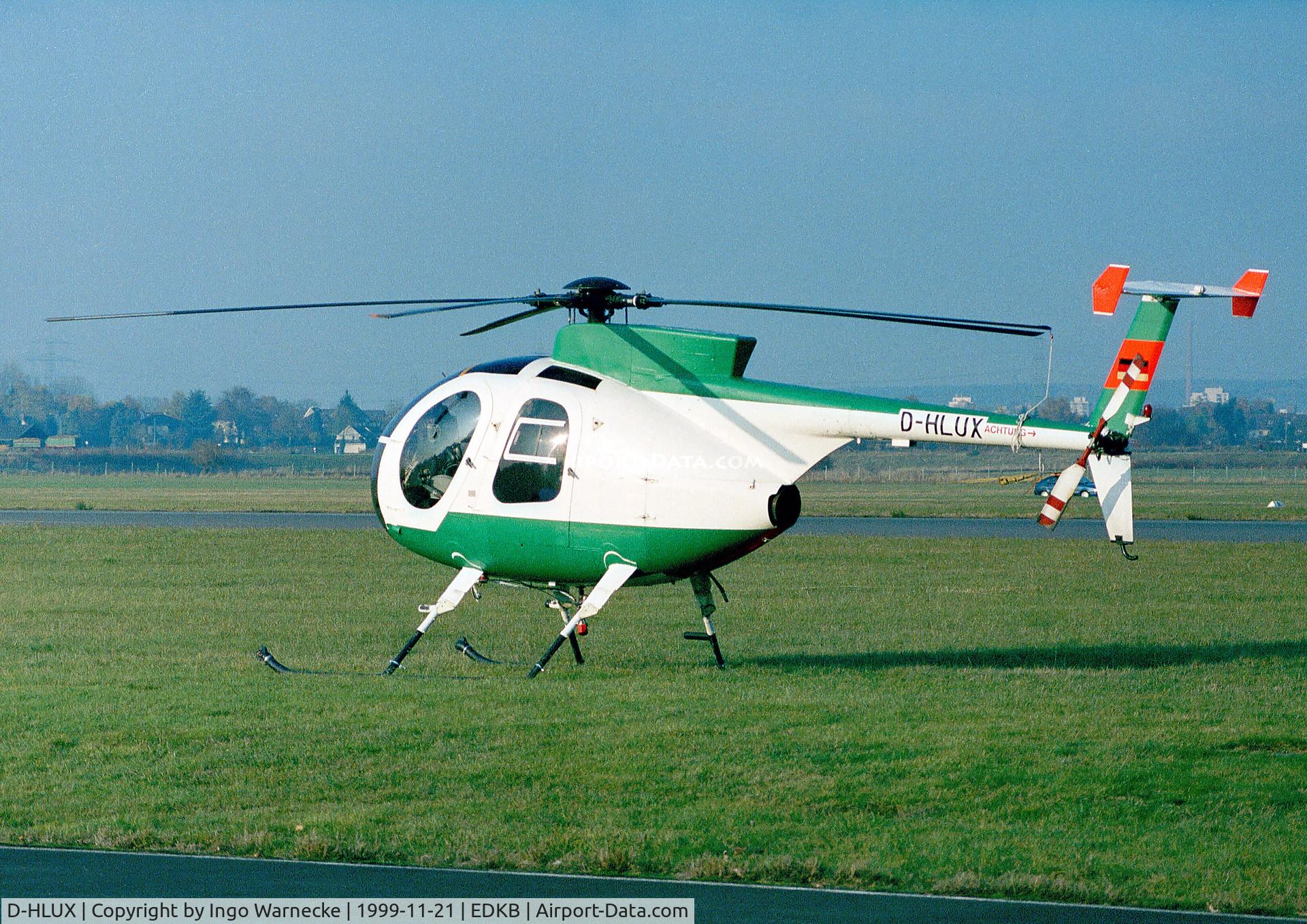 D-HLUX, Hughes 369D C/N 29-0450D, Hughes H.369D at Bonn-Hangelar airfield