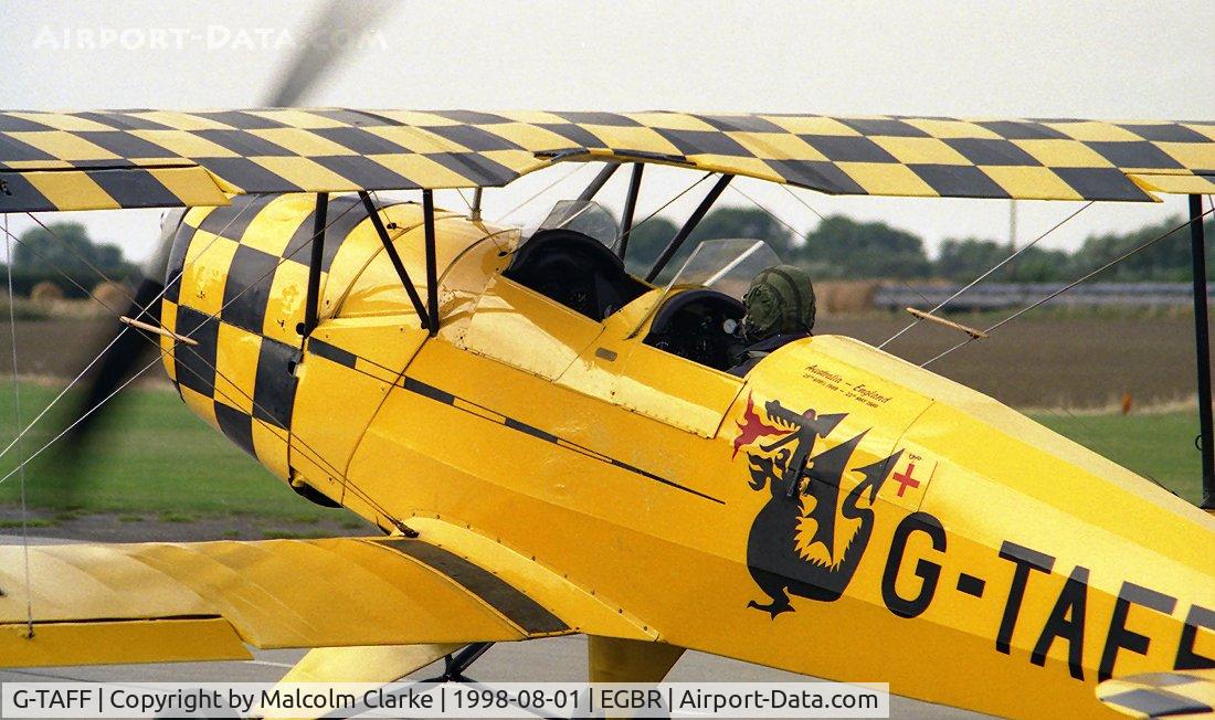 G-TAFF, 1957 CASA 1-131E Jungmann C/N 1129, CASA 1-131E-3B Jungmann at Breighton Airfield, UK.