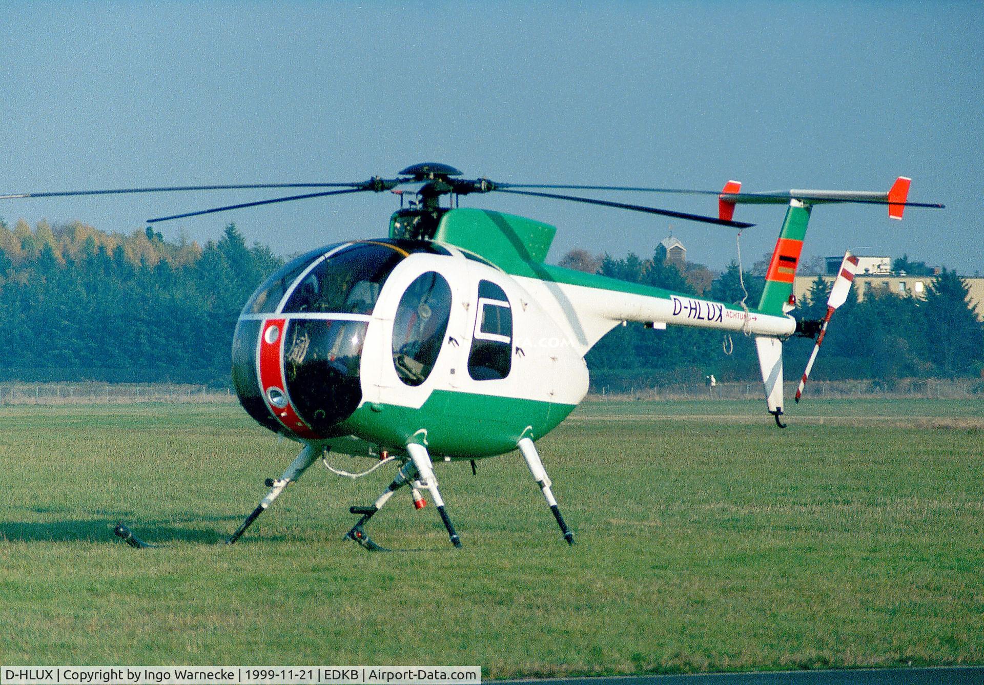 D-HLUX, Hughes 369D C/N 29-0450D, Hughes H.369D at Bonn-Hangelar airfield