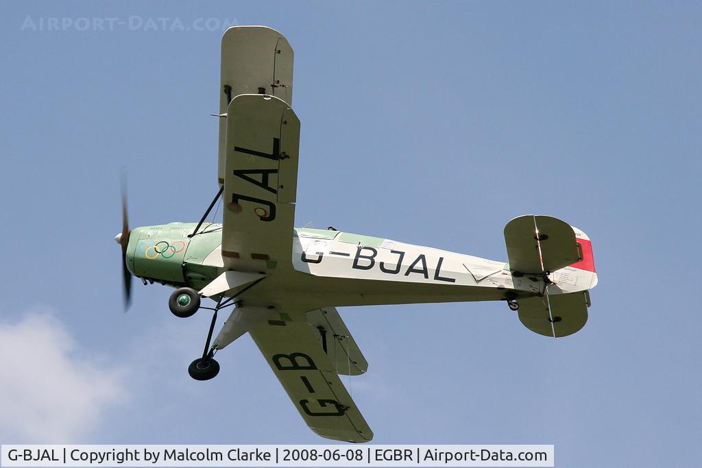 G-BJAL, 1957 Bucker 1-131E Jungmann C/N 1028, CASA 1-131E Jungmann. At Breighton's Auster Fly-In & 'At Home Day'