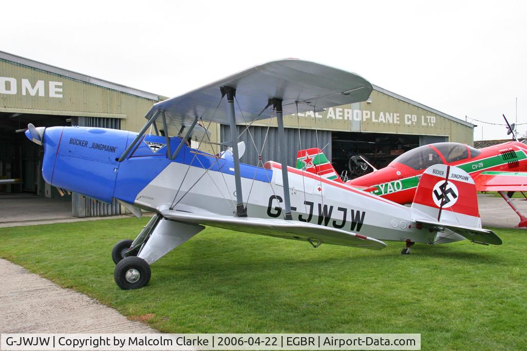 G-JWJW, 1957 CASA 1-131E Jungmann C/N 419, CASA 1-131E Jungmann at Breighton Airfield.