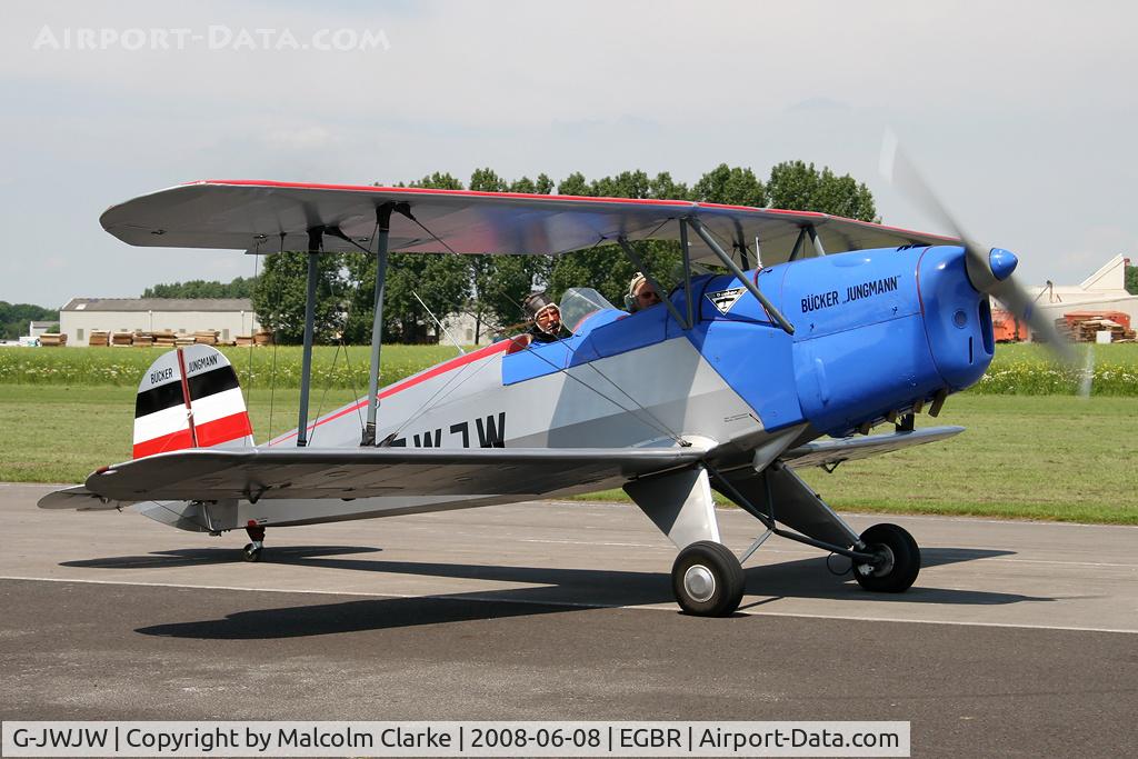 G-JWJW, 1957 CASA 1-131E Jungmann C/N 419, CASA 1-131E Jungmann. At Breighton's Auster Fly-In & 'At Home Day'
