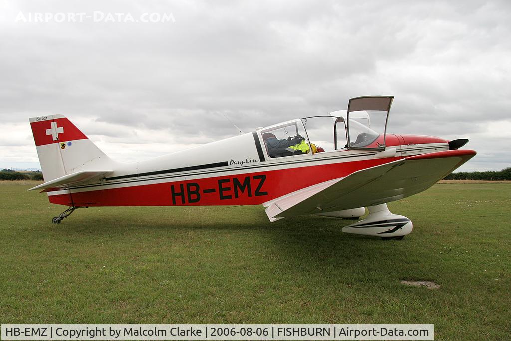 HB-EMZ, 1957 CEA Jodel DR-221 Dauphin C/N 79, CEA DR-221 Dauphin at Fishburn Airfield, UK in 2006.