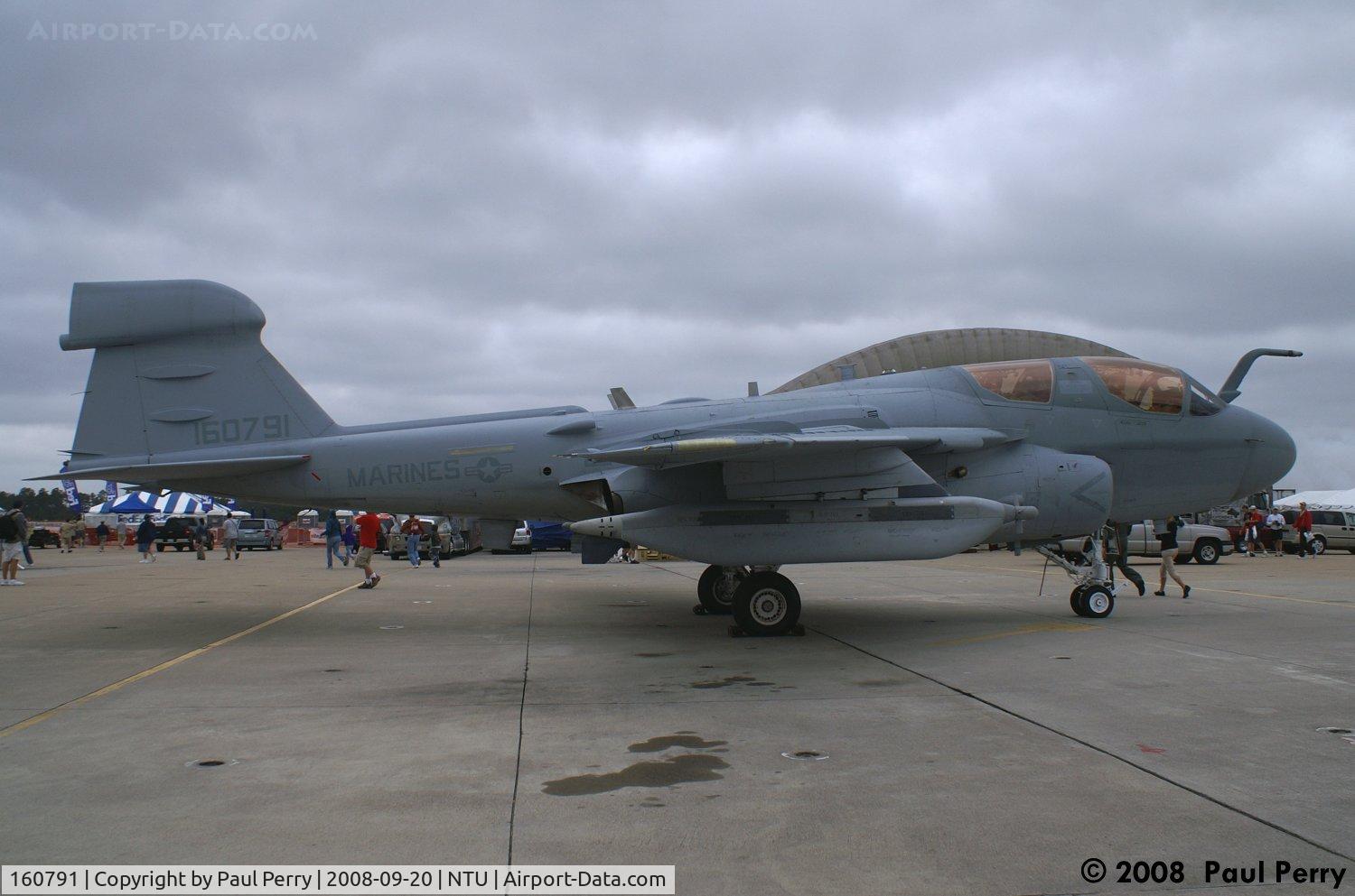 160791, Grumman EA-6B Prowler C/N P-78, Still looking good, but less colorful than when I last saw her