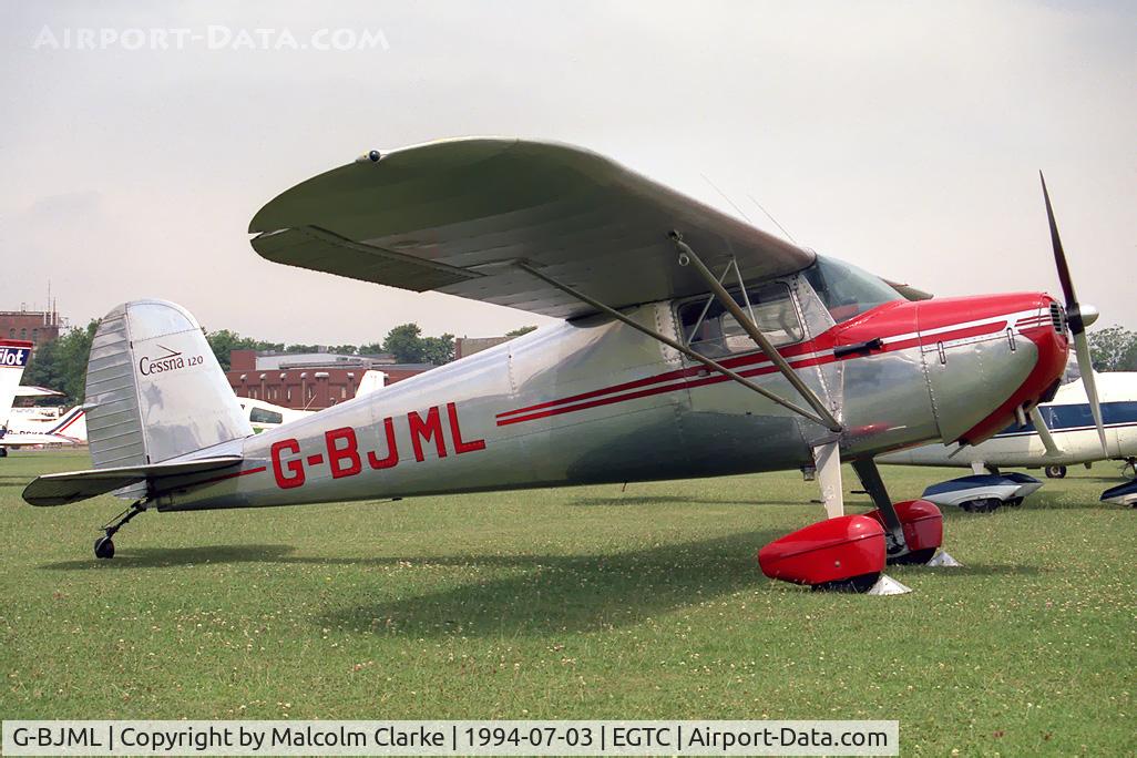 G-BJML, 1946 Cessna 120 C/N 10766, Cessna 120.  At the 1994 PFA Rally at Cranfield, UK..