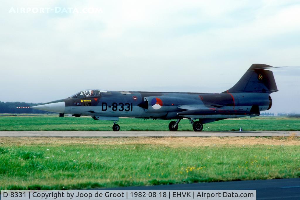 D-8331, Lockheed F-104G Starfighter C/N 683-8331, ready for departure
