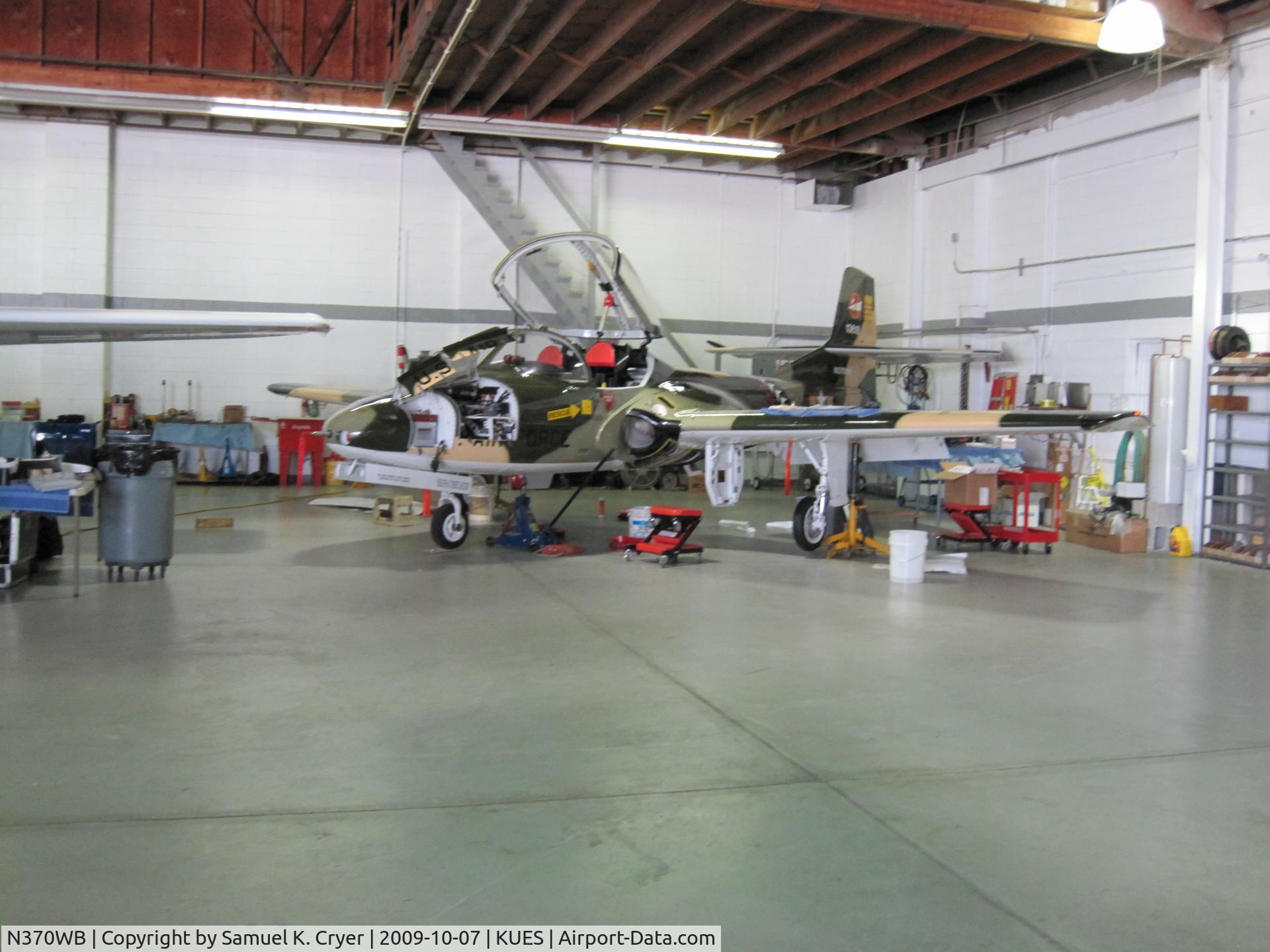 N370WB, 1966 Cessna T-37C Tweety Bird C/N 40974, In the shop for some Lovin'