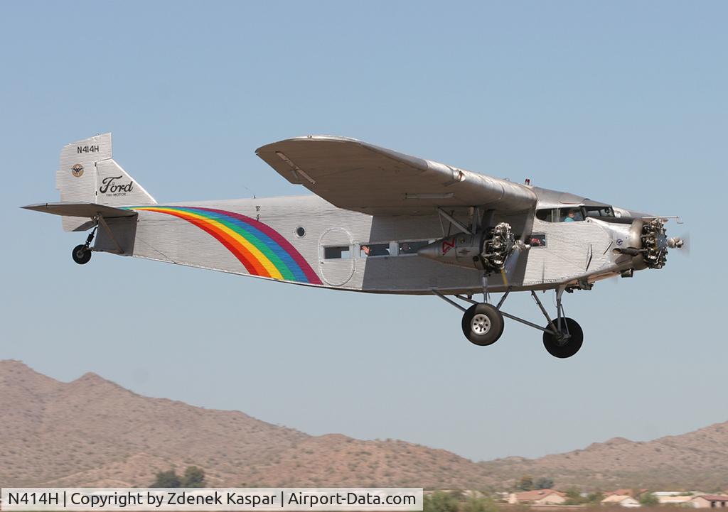 N414H, 1929 Ford 5-AT-C Tri-Motor C/N 74, Casa Grande