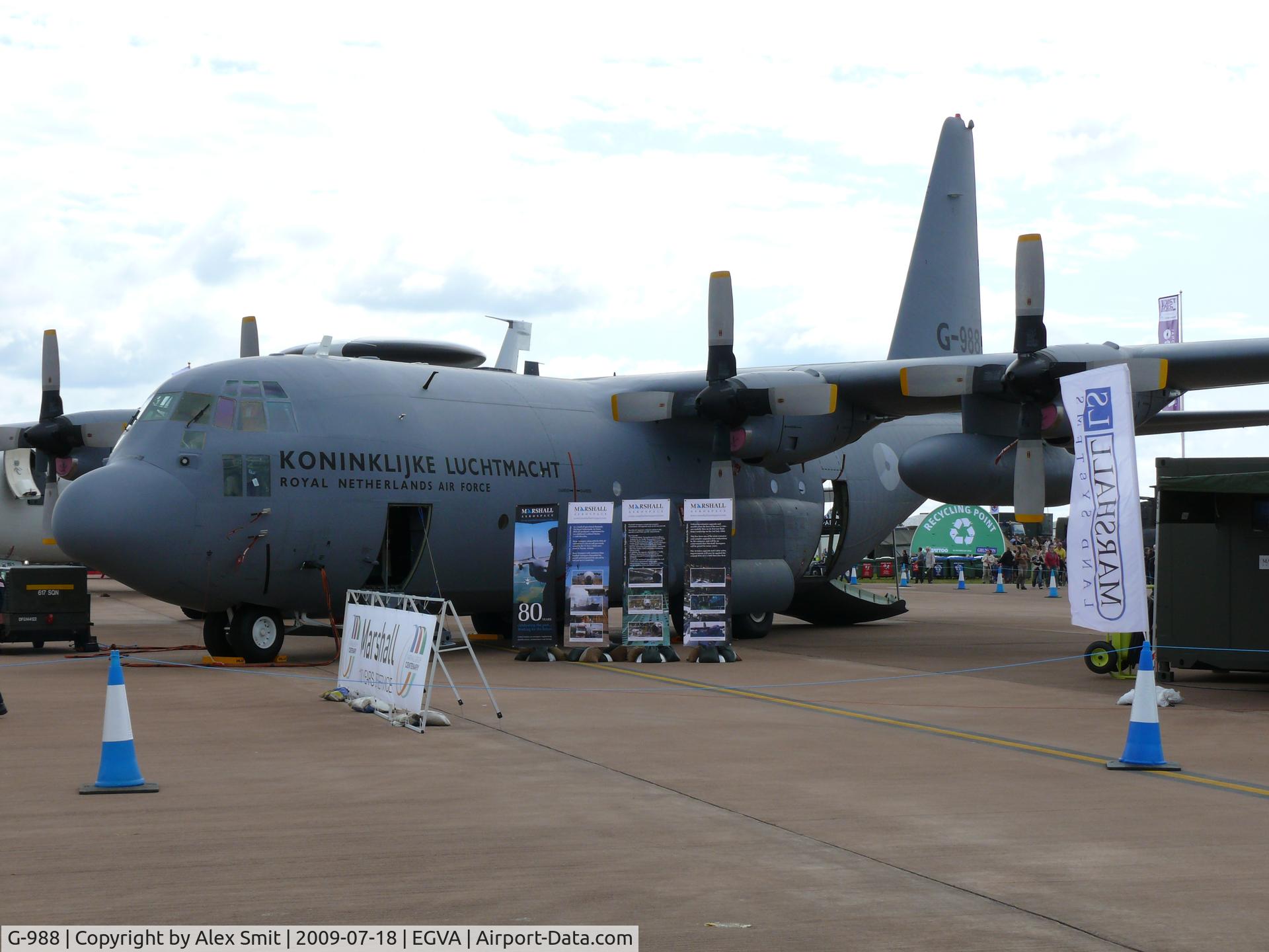 G-988, 1983 Lockheed C-130H Hercules C/N 382-4988, Lockheed C-130H Hercules G-988 Royal Netherlands Air Force