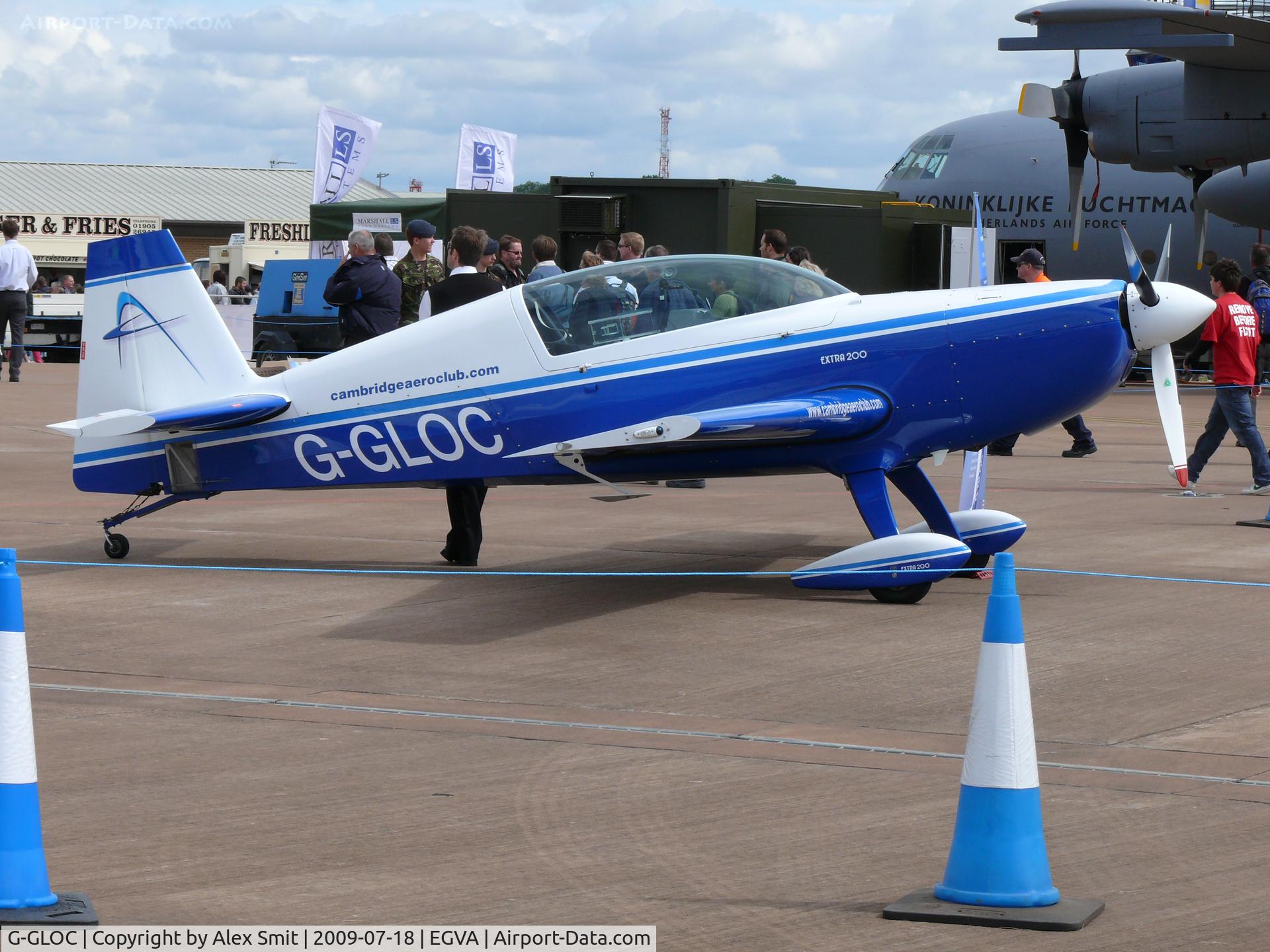 G-GLOC, 2007 Extra EA-300/200 C/N 1039, Extra Flugzeugbau EA200 G-GLOC Cambridge Aero Club