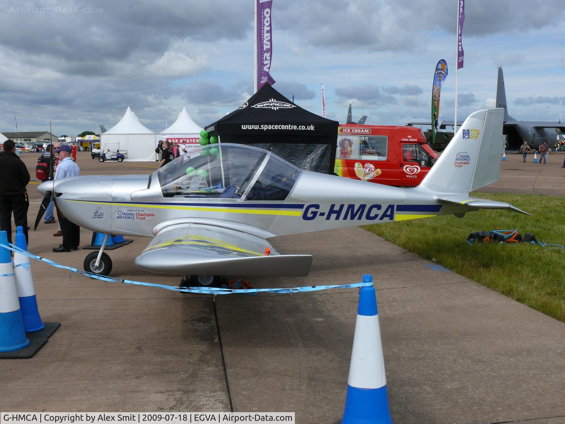 G-HMCA, 2009 Cosmik EV-97 TeamEurostar UK C/N 3321, Evektor EV-97 Eurostar G-HMCA RAF Microlight Flying Association