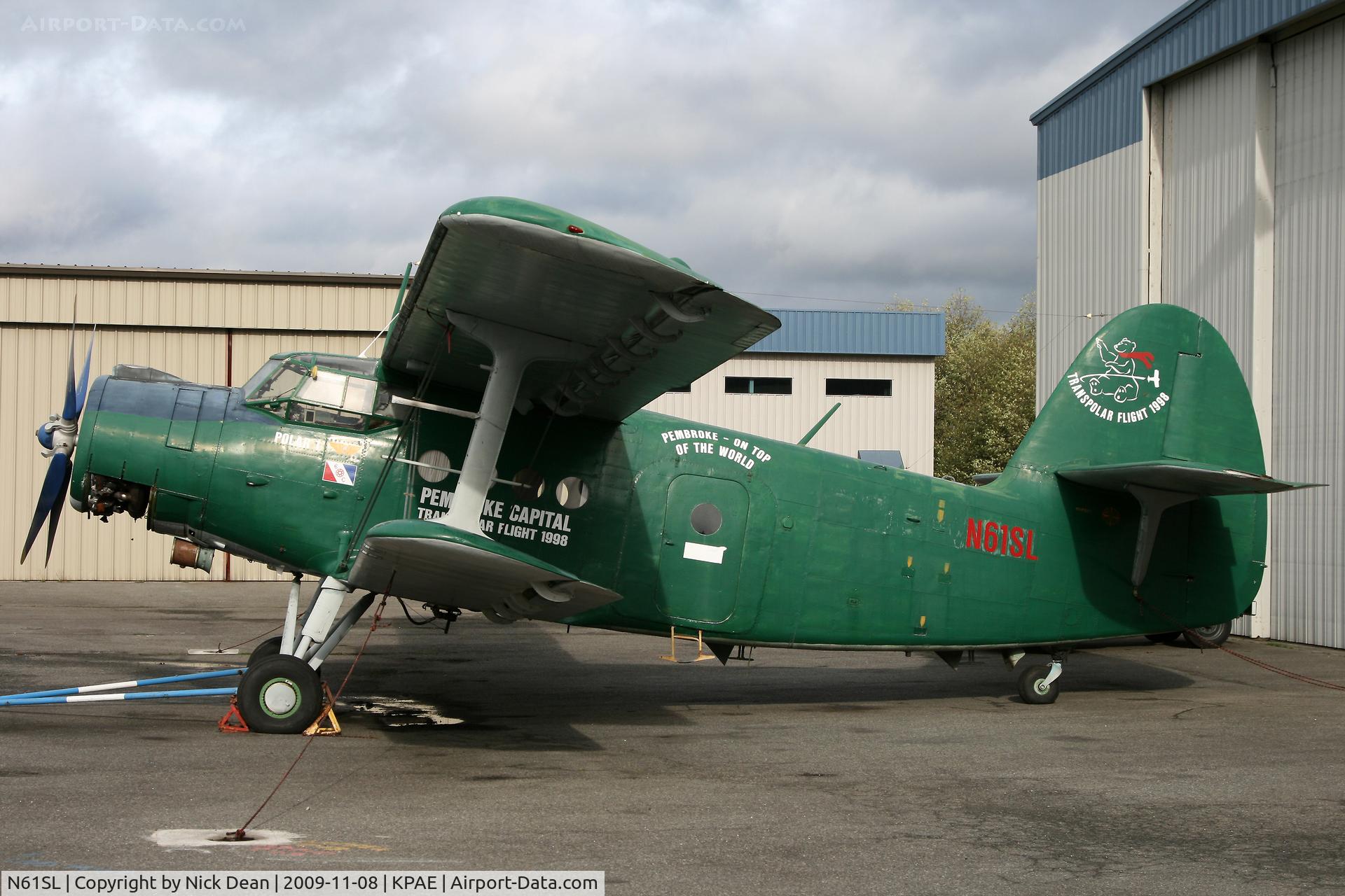 N61SL, 1977 Antonov An-2 C/N 1G17527, KPAE preserved at the Museum of Flight restoration facility