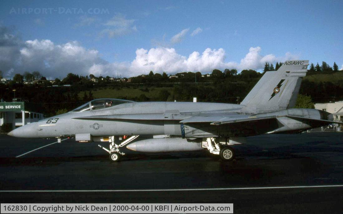 162830, McDonnell Douglas F/A-18A Hornet C/N 0346, KBFI