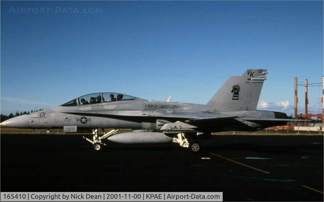 165410, McDonnell Douglas F/A-18D Hornet C/N 1434, KPAE