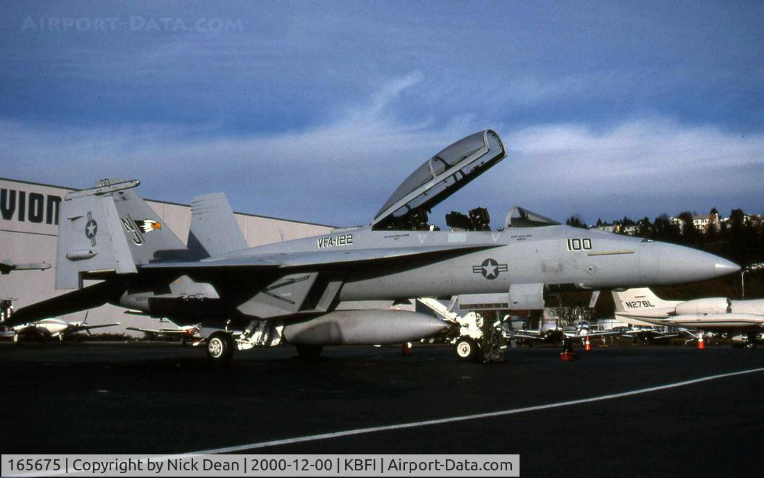 165675, Boeing F/A-18F Super Hornet C/N 1510, KBFI