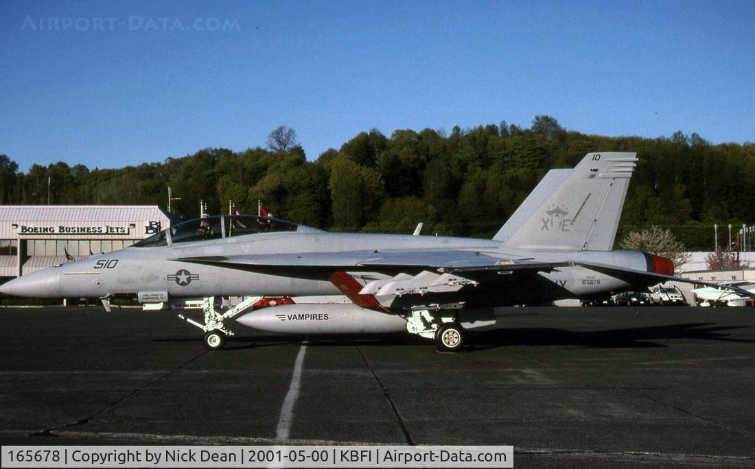 165678, Boeing F/A-18F Super Hornet C/N 1514/F017, KBFI
