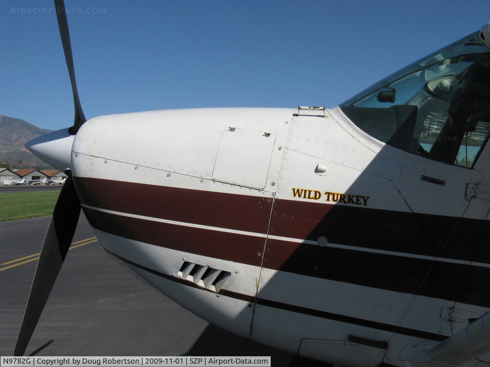 N9782G, 1972 Cessna 180H Skywagon C/N 18052282, 1972 Cessna 180H SKYWAGON 'Wild Turkey', Continental O-470 230 Hp