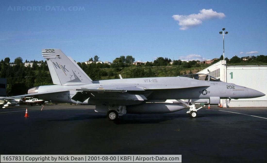165783, Boeing F/A-18E Super Hornet C/N 1530, KBFI