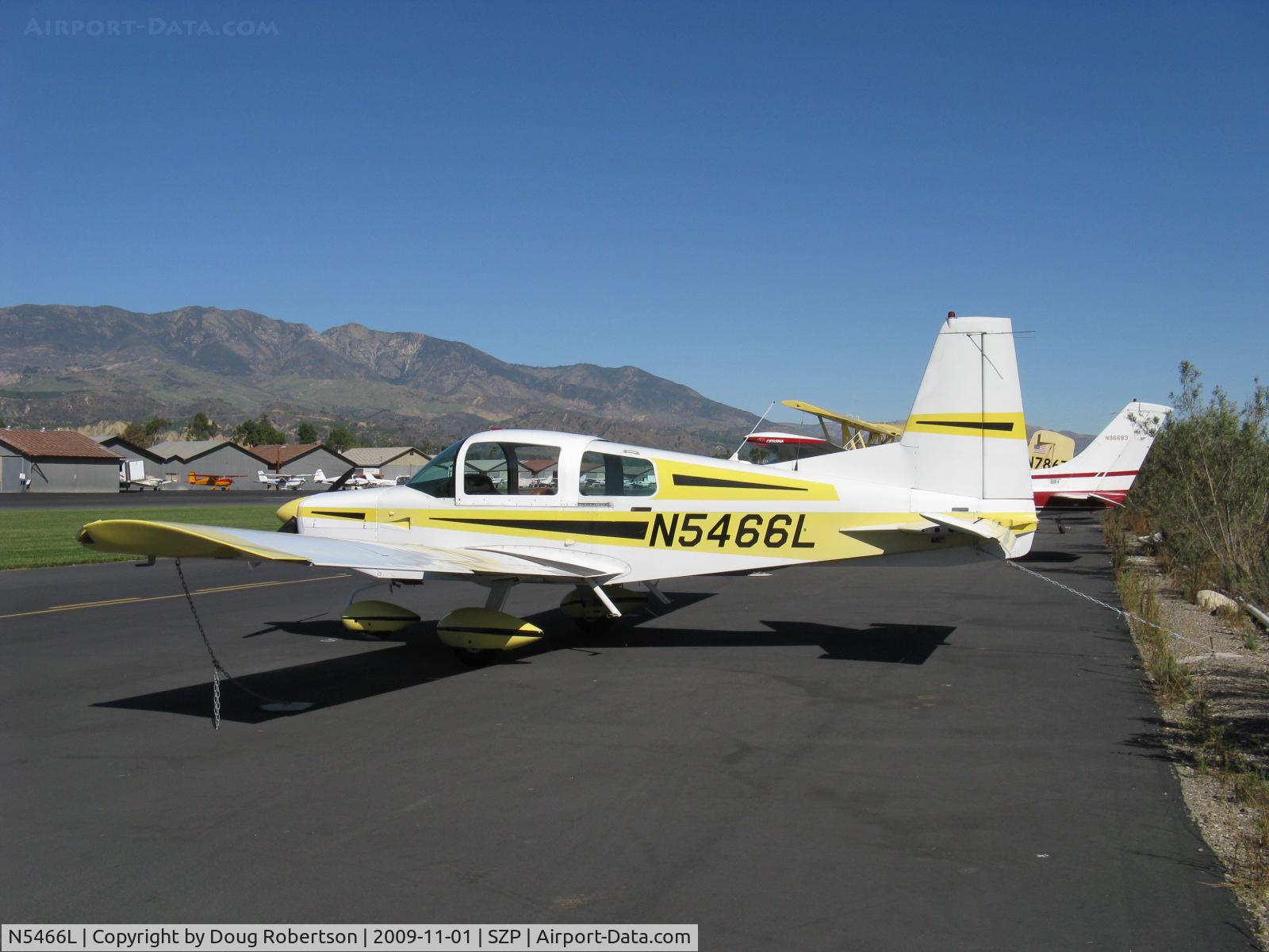 N5466L, 1973 Grumman American AA-5 Traveler C/N AA5-0366, 1973 Grumman American AA-5 TRAVELER, Lycoming O-320-E2G 150 Hp