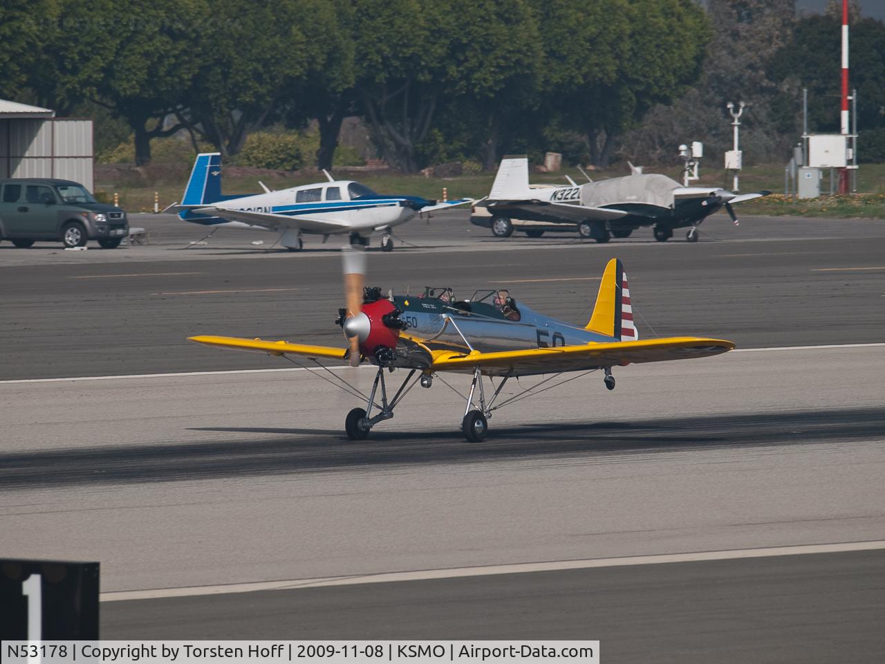 N53178, 1942 Ryan Aeronautical ST3KR C/N 1859, NC53178 arriving on RWY 21