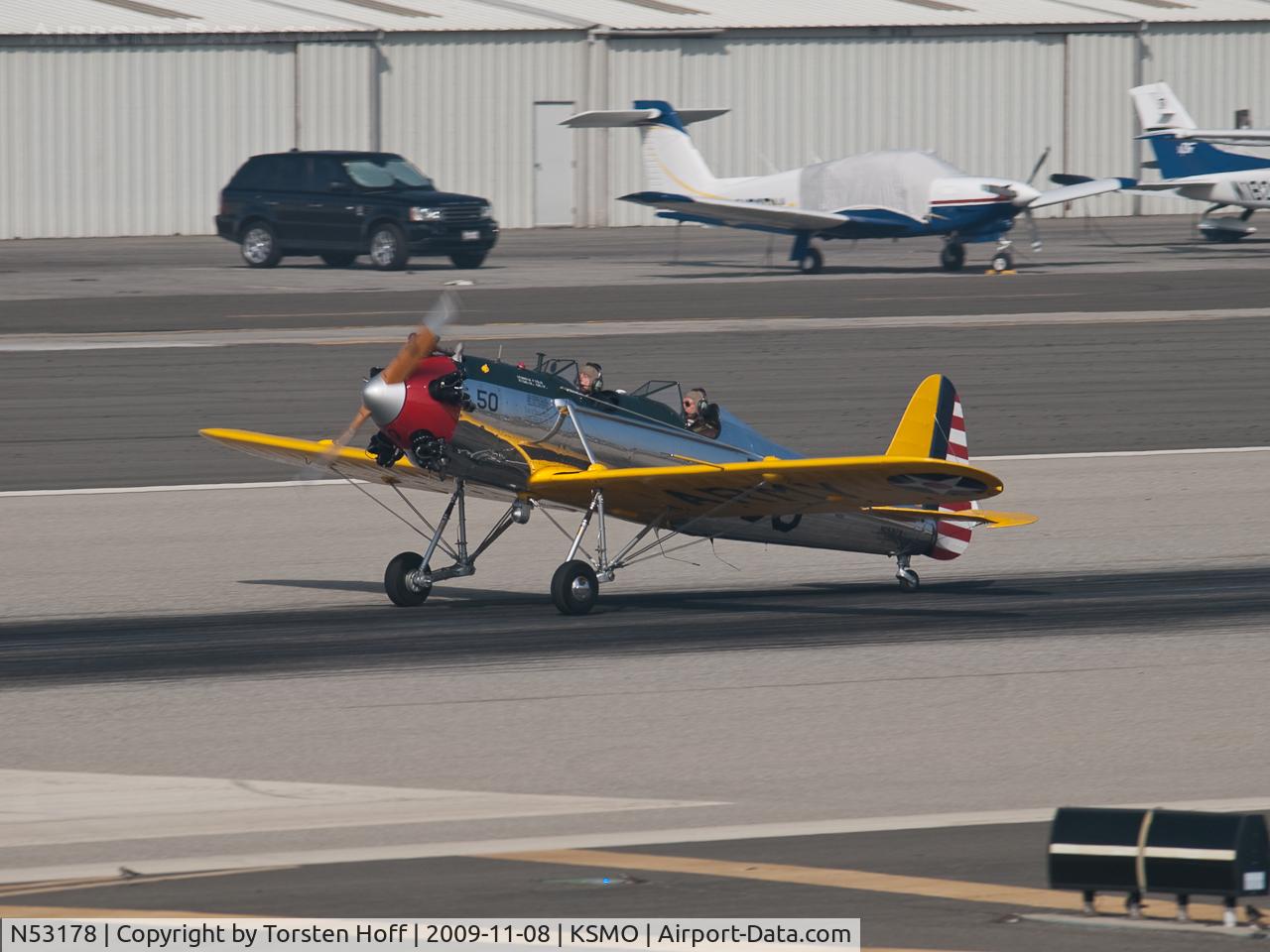 N53178, 1942 Ryan Aeronautical ST3KR C/N 1859, NC53178 arriving on RWY 21