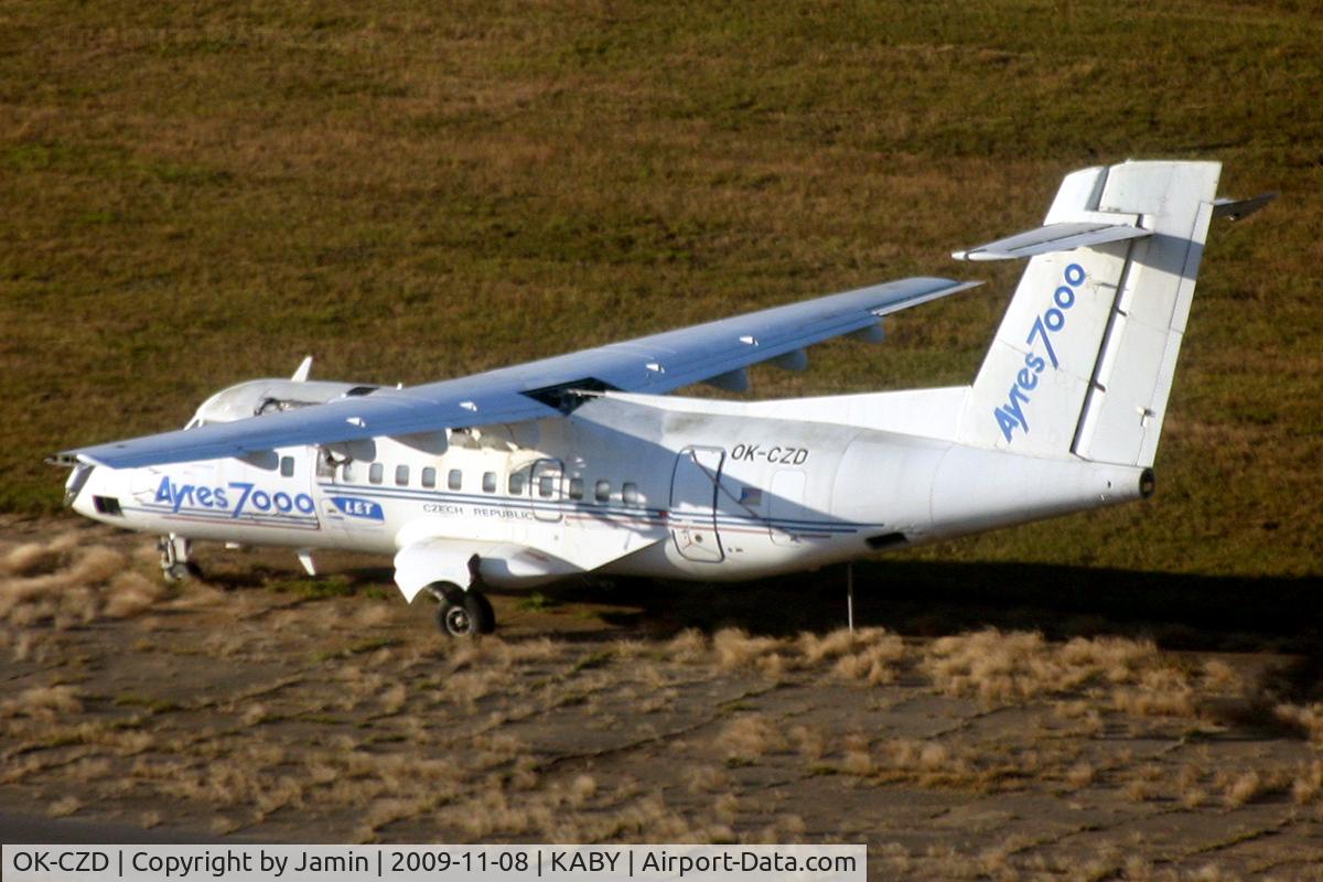 OK-CZD, 1997 Let L-610G Ayres 7000 C/N 0301, My apologies for low quality, but this sad derelict is one of very few of its type that were built.