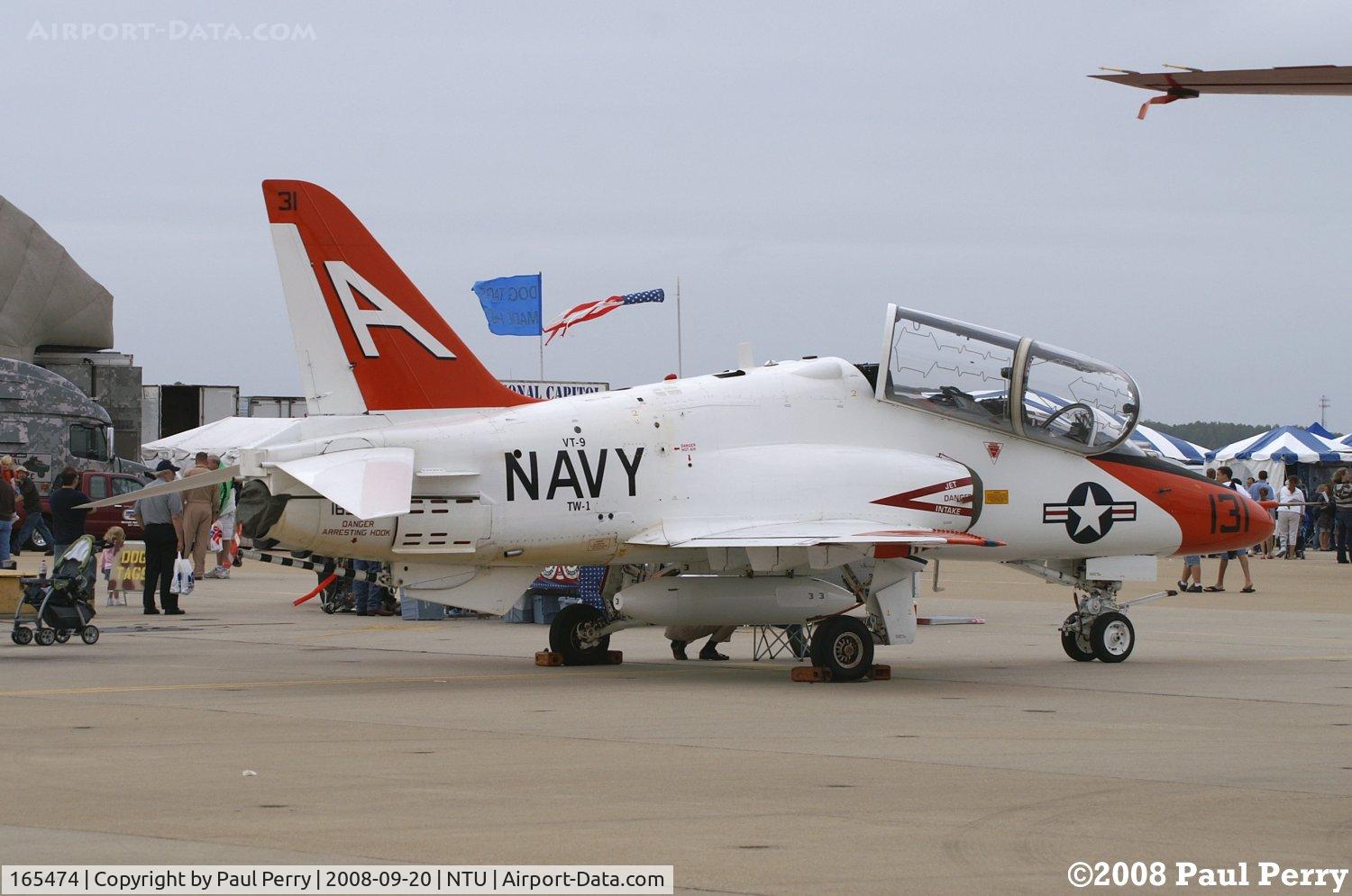 165474, Boeing T-45C Goshawk C/N C031, Getting some fresh air into the office