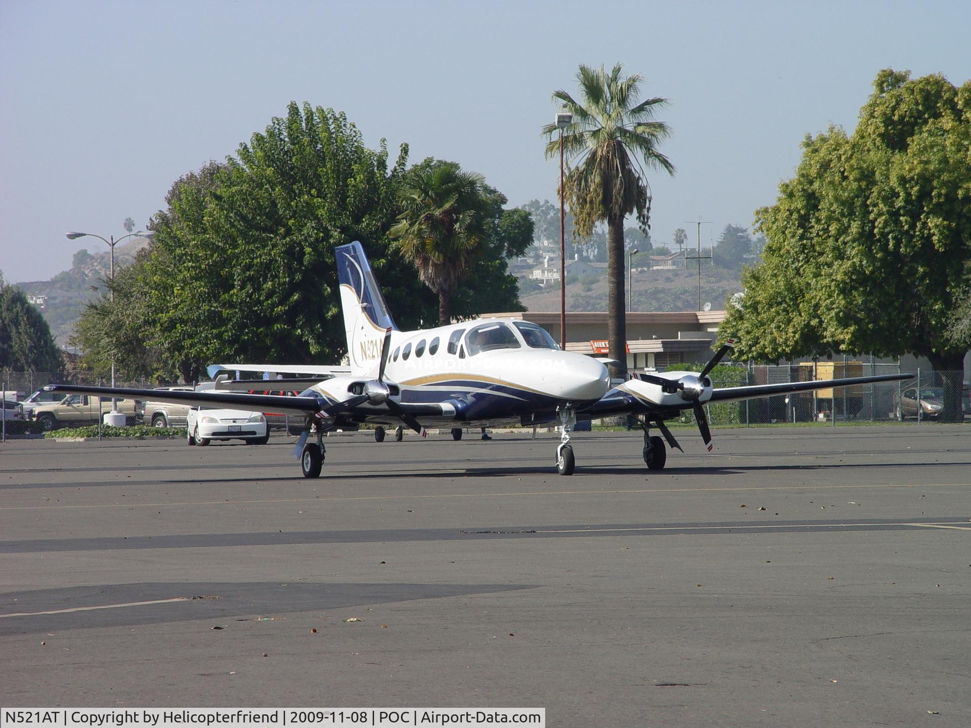 N521AT, 1978 Cessna 414A Chancellor C/N 414A0207, Starting up