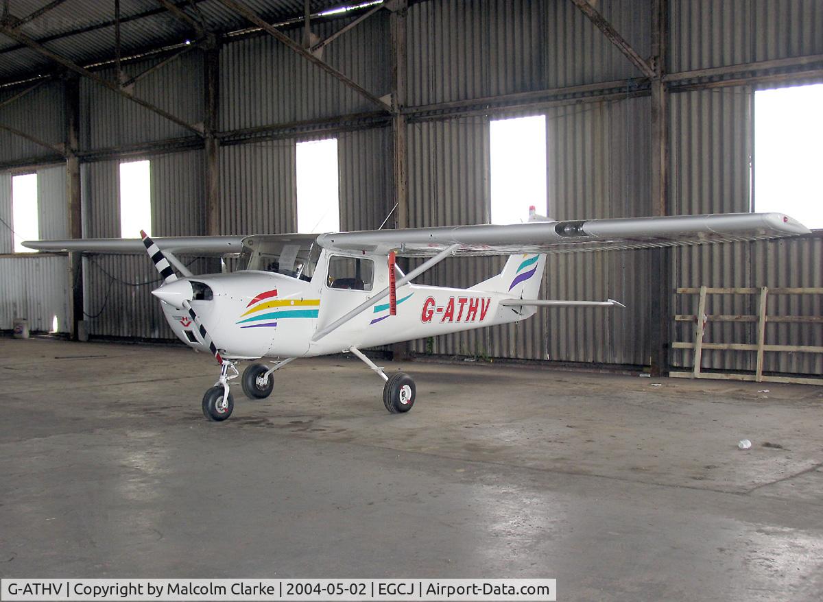 G-ATHV, 1966 Cessna 150F C/N 150-62019, Cessna 150F at Sherburn-in-Elmet Airfield, UK in 2004.