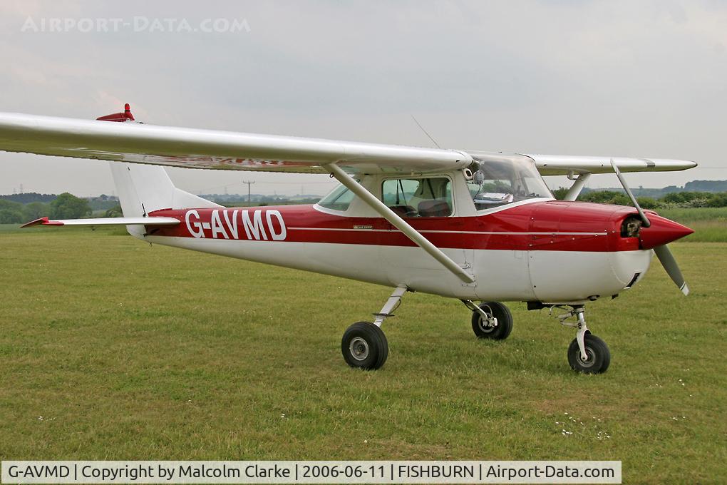 G-AVMD, 1966 Cessna 150G C/N 150-65504, Cessna 150G at Fishburn Airfield, UK in 2006.