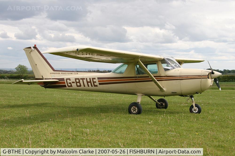 G-BTHE, 1974 Cessna 150L C/N 150-75340, Cessna 150L at Fishburn Airfield, UK in 2007.