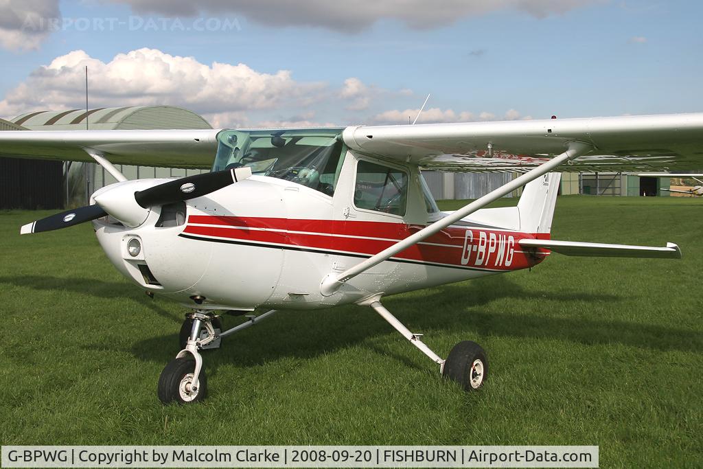G-BPWG, 1975 Cessna 150M C/N 150-76707, Cessna 150M at Fishburn Airfield, UK in 2008.